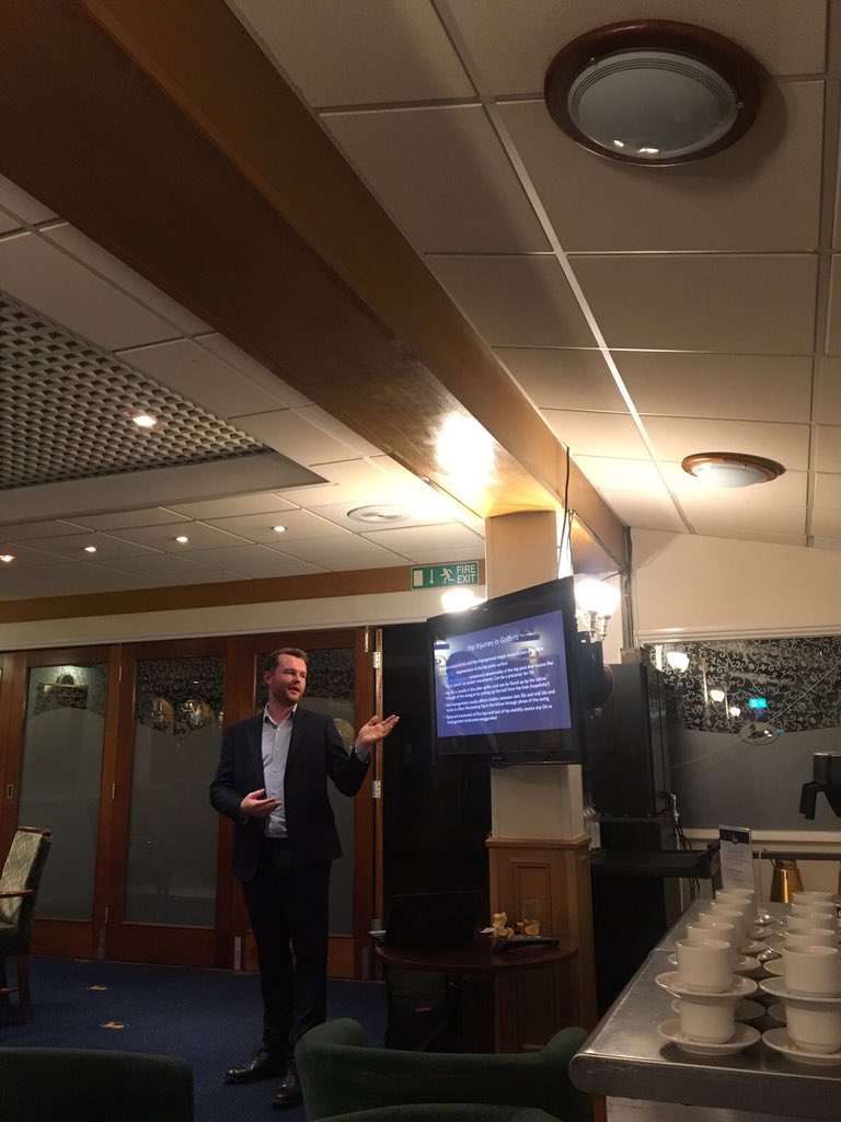 Tonight we were at <a href="/EHGClub/">Eastham Home Guard</a> presenting to the members on golfing injuries. Good turnout and some great questions! Thanks for having us!