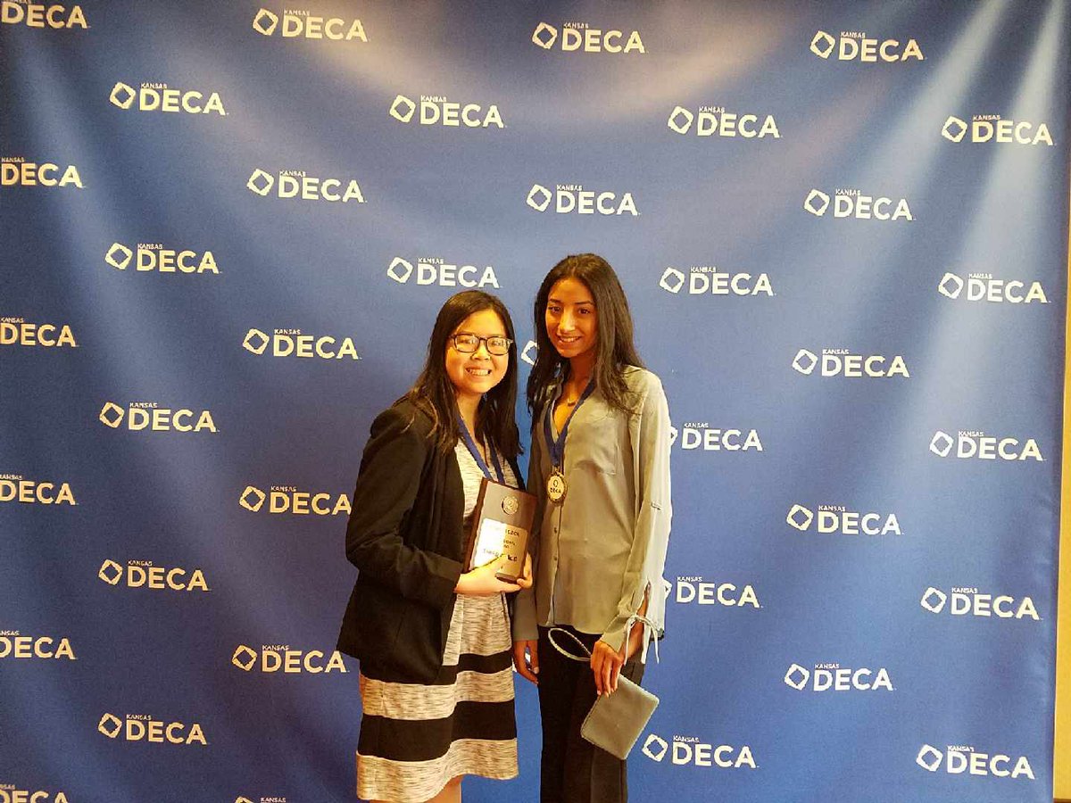 Way to go Mimi and Shreya for placing 3rd and 5th in Professional Selling at DECA State! #bvwexcellence