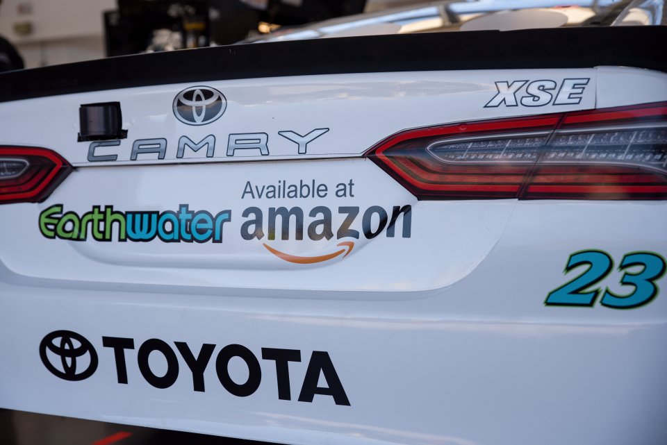Team_BK23's tweet photo. Thanks to @EW_Racing #availableatamazon for supporting @BKRacing_2383 in Las Vegas. #inittogether  #NASCARGoesWest @graygaulding On to @ISMRaceway https://t.co/xxHJ4KCF26