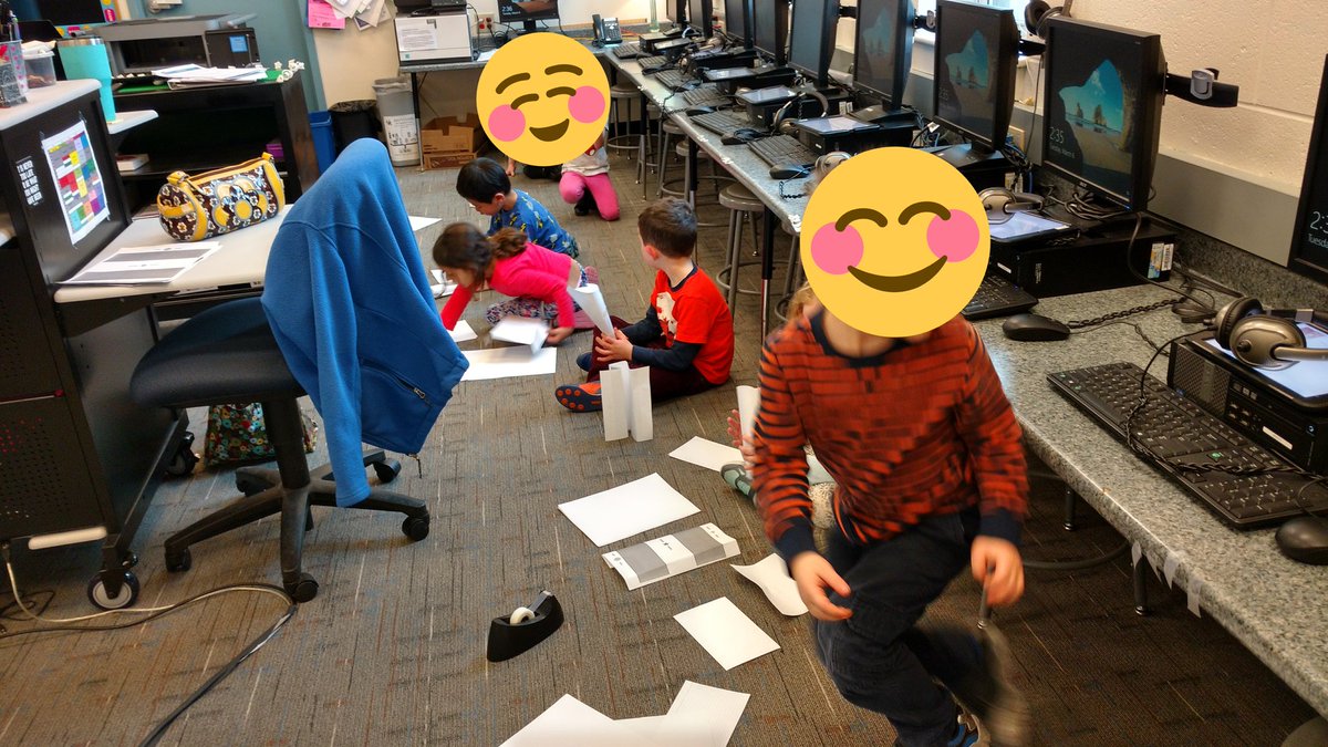 sleifer2218's tweet image. First day back at school after @codeorg Fundamentals Summit. My kindergarteners were testing out some unplugged lessons for me.Let me know if you want to bring this to your classroom. #leadcode
