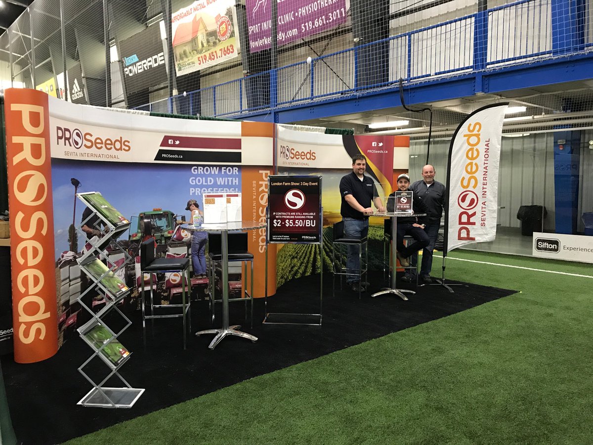 Sevita_Int's tweet photo. Ready to roll! Stop by and say hi tomorrow at the London farm show. #PROSeeds #SevitaInternational #ONTAG @WFDistrict_Ag @RichGemain @ChrisRoy00 @matt_proseeds @HartSandy88 and Dave Carr https://t.co/AVJwbChrtQ