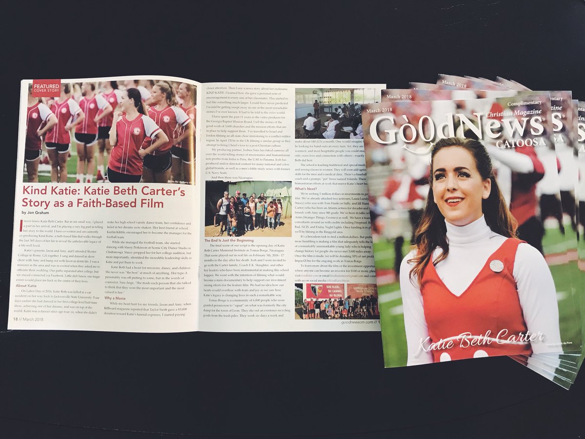 Impact2One's tweet image. |What Is Happening Here| 

- Grab the newest edition of the Good News magazine to read an article about what is happening in Tomás Borgé, and why the life of Katie Beth Carter has had such an impact on this project- 

• “Given the right tools children can change the world” •