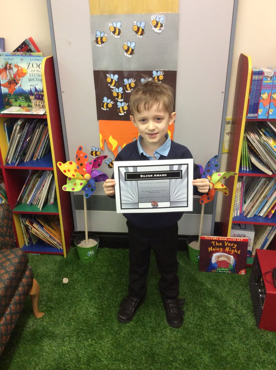 AbramBrynGates2's tweet image. Huge congratulations to Isaac who has received his Silver Award for reading 20 books at home.  Well done Isaac!
#proudteacher
#readingrocket