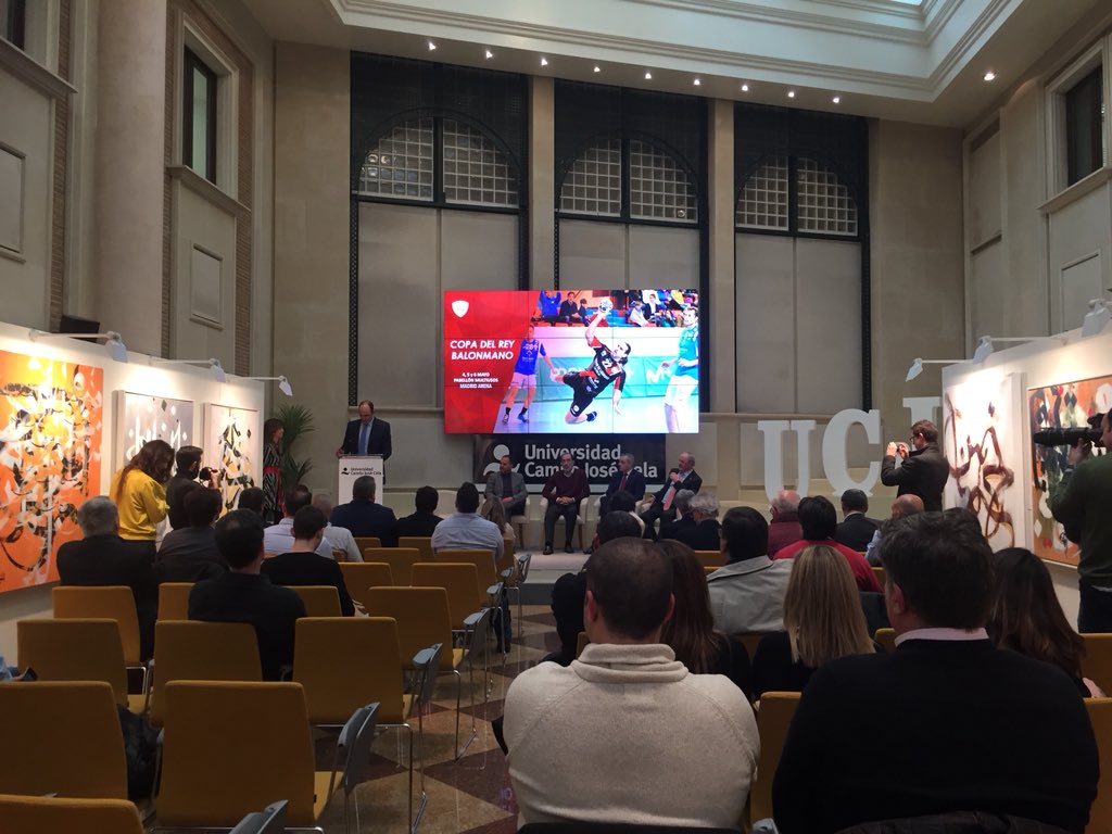 Gracias a todos los que han hecho posible que podamos tener la Copa del Rey en Madrid. <a href="/MADRID/">Ayuntamiento Madrid</a> <a href="/ComunidadMadrid/">Comunidad de Madrid</a> <a href="/balonmanoASOBAL/">インドネシア</a> <a href="/RFEBalonmano/">RFEBalonmano</a>. Y a la <a href="/universidadcjc/">UCJC</a> por acoger el acto de presentación 🤾🏻‍♂️  ¡¡Comienza la cuenta atrás!!