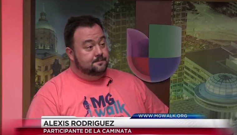 Check out our 2017 National Walk Hero Alexis Rodriguez​ speaking with Univision Atlanta on the upcoming Georgia MG Walk taking place this Saturday, March 10th! ow.ly/RbLD30iNhdi

 #MGStrong #MGWalk #MGFA #MyastheniaGravis #Atlanta #Georgia #Univision