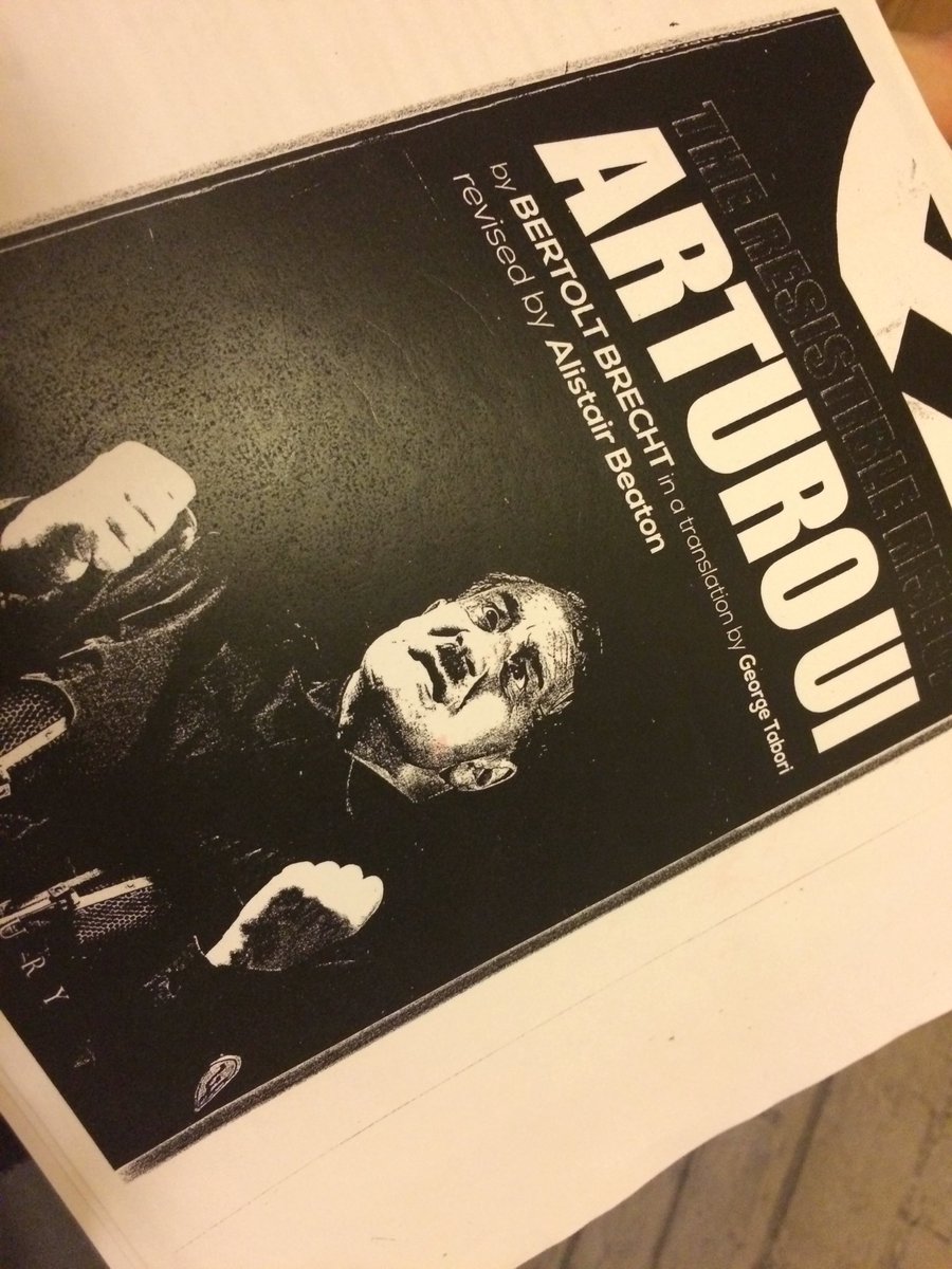 nuancemble's tweet image. We are all extremely excited to be starting our next play. The Resistible Rise of Arturo Ui by Bertolotti Brecht. 

Coming May 2018. 

Details coming soon, watch this space as we begin rehearsals!