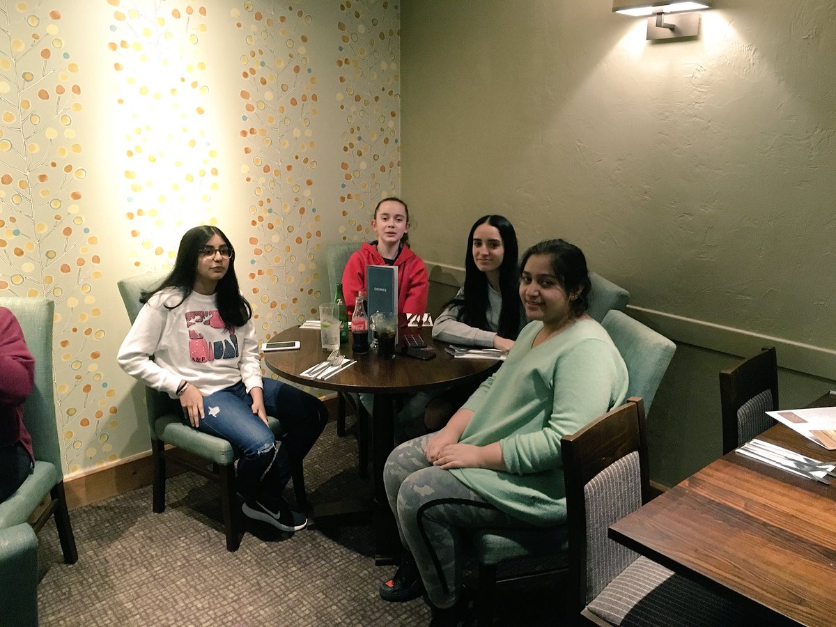 MFbadminton's tweet photo. All safely arrived in Poole after a long journey, lovely dinner and off to bed for some much needed rest @MPS_Sport @MillfieldSport @AcaciaMillfield both KS3 and 4 girls in action tomorrow..@SASPsomerset https://t.co/NyDIW9Qe52