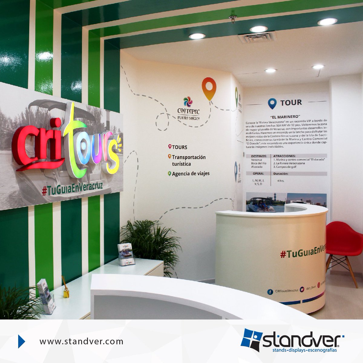 StandVer's tweet photo. Es un placer para nosotros hacer entrega de la nueva oficina de Critours en el hotel #GaleríaPlazaVeracruz ¡Gracias por confiar en todo el equipo de #Standver! 🙌🏻✨🏖 https://t.co/gKrfwM5XXI