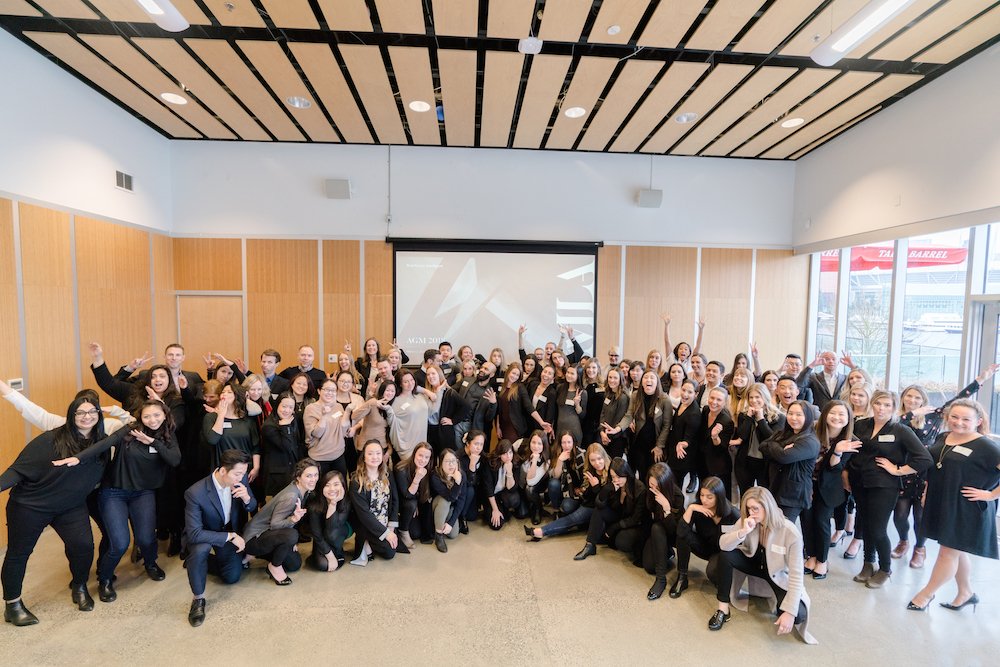 MLACanada's tweet photo. On Friday, we hosted our AGM and invited our partner @sparkcreations to join us as we work on our company and personal values. We are so inspired and excited for what 2018 has in store for our mighty team! #WEAREMLACANADA #MLACANADA #VanRE https://t.co/srJAZxeIa3