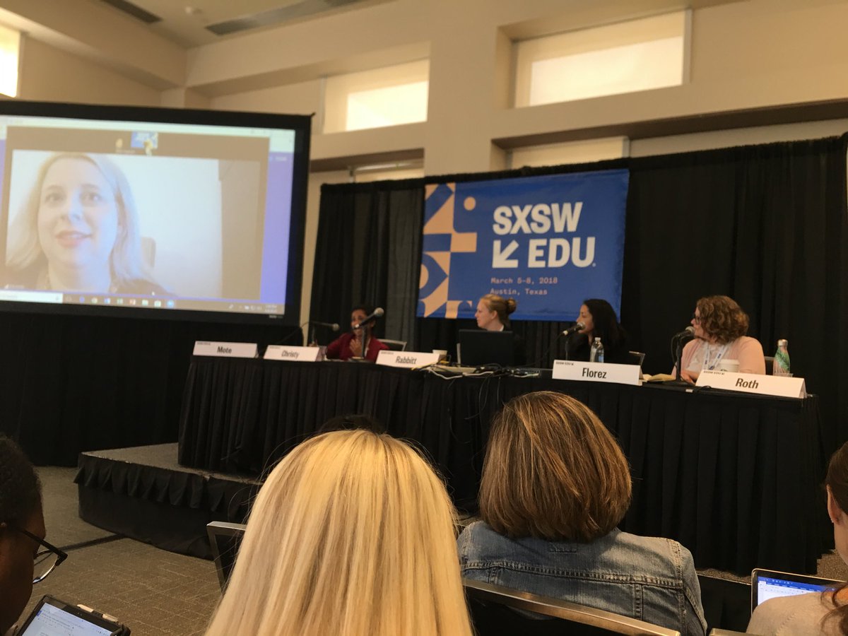 KristineStache's tweet photo. Women ed tech CEOs: ‘Women need to not only do the work, they need to be SEEN doing the work.’ Who are your role models? #ladyboss #SXSWEDU https://t.co/5NbGwmRquE