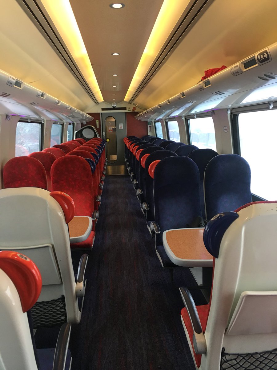hardman_alison's tweet photo. @VirginTrains Try a whole carriage, unfortunately it did not last @quietzone Sunday morning 😁 https://t.co/lHVTfmy5rT