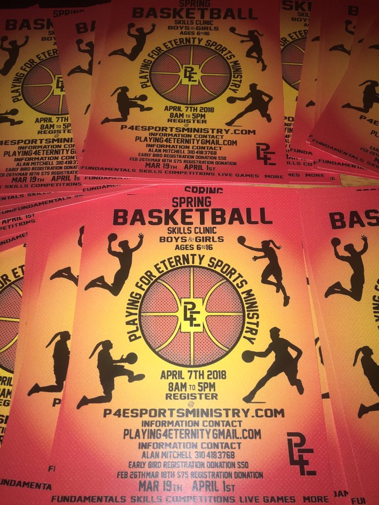 AlanMitchellP3's tweet photo. My company #P3Training will be leading our first Basketball Clinic ages 6-16 (Co-Ed) April 7th !! Already have confirmations from current and former players and coaches dropping in! Register for your spot NOW! email prayplanpushtraining@gmail.com OR playing4eternity@gmail.com https://t.co/A8224iaFlV