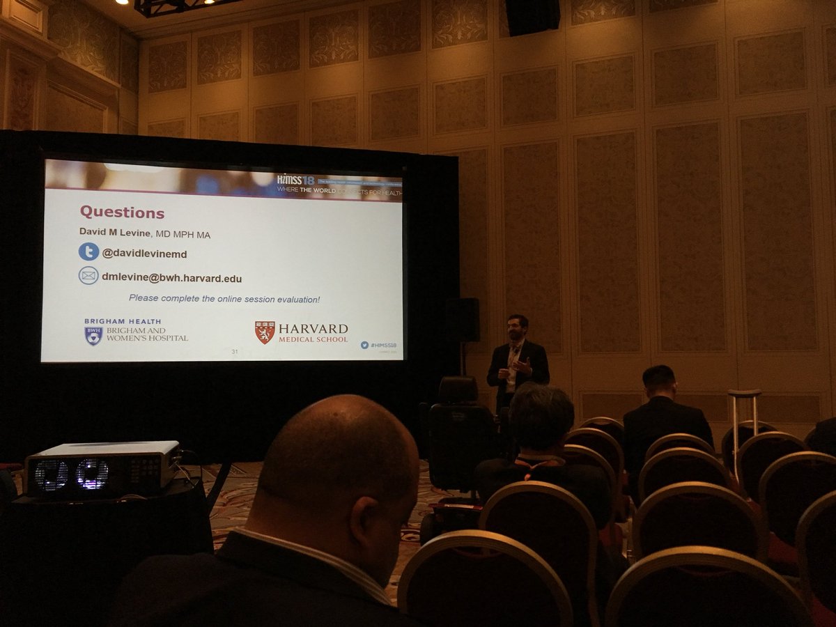 RemcovZijl's tweet photo. Day2 #HIMSS18 , inspired with the experience and research @davidlevinemd with the homehospital. First research results show that we can support patients with safe hospital care in their own home. Just like the telehealth pilot of @ambulancezorgln and @Laurentius #qualitylife https://t.co/6lvhTDh9DX