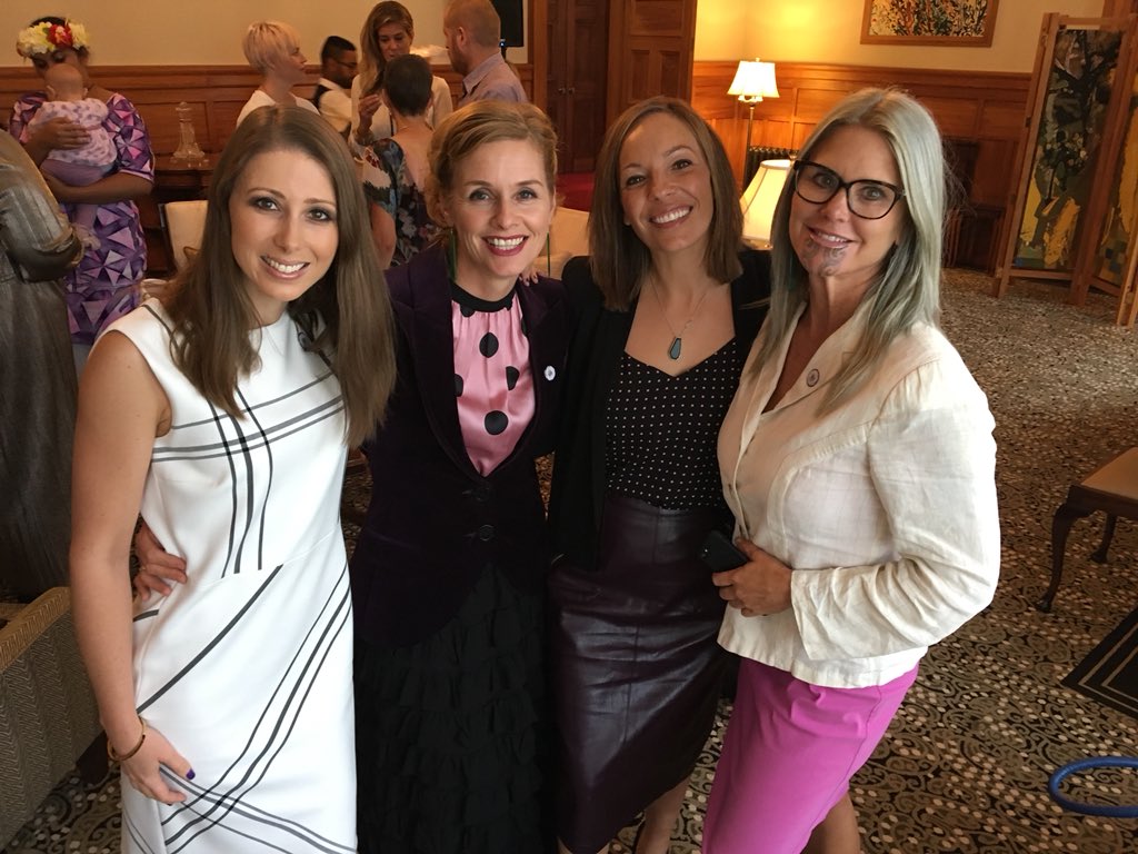 LizzieMarvelly's tweet photo. With these wāhine toa at #125launch #suffrage125 https://t.co/ymoY8jvwhZ