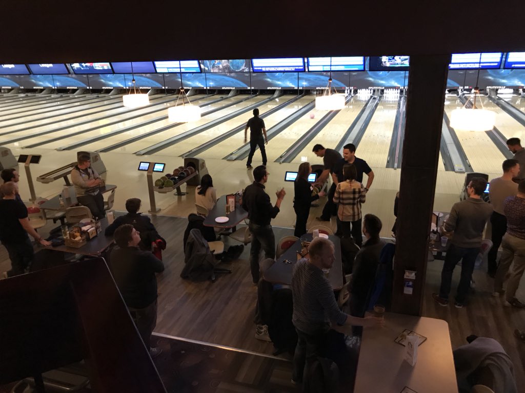 WestEndHBA's tweet photo. Fantastic turnout at our first @u40youngprof event for the year.... over 60 strong!  Raising $ for our @MohawkCollege bursary! https://t.co/lsDHsCo5b2
