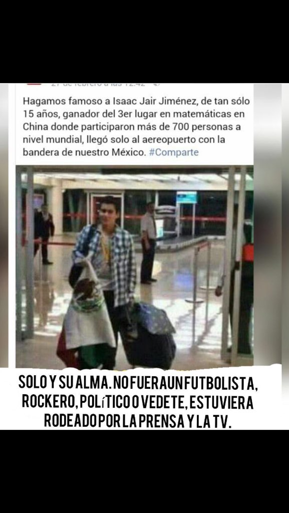 tatclouthier's tweet photo. #ParaEstaSemanaYo me siento orgullosa de Isaac https://t.co/NtmQxAYRFF
