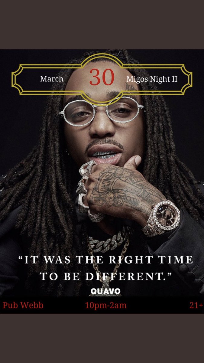 _GoldenChildd_'s tweet photo. Migos Night II | March 30th | 21+ | Save the date, we makin a movie 🍾🏌🏾‍♂️| Sounds by: @Astro8000_  x @DJChiOriji  x  @AMH_AllDay 🔥| CC: @theFLYinHAWiian @RareBreed_Ori @ApexLaurent   @underxchiever https://t.co/mddvwYW0ql
