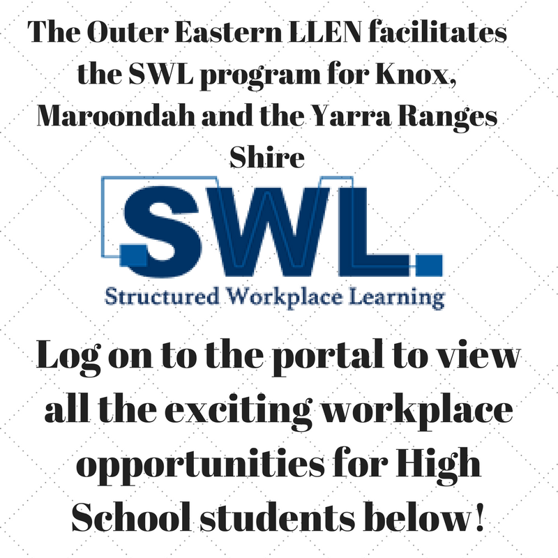 OuterEastLLEN's tweet photo. https://t.co/GpXdLr0CGm #StructuredWorkplaceLearning #SWL #WorkExperience https://t.co/nrEkqEEp2T