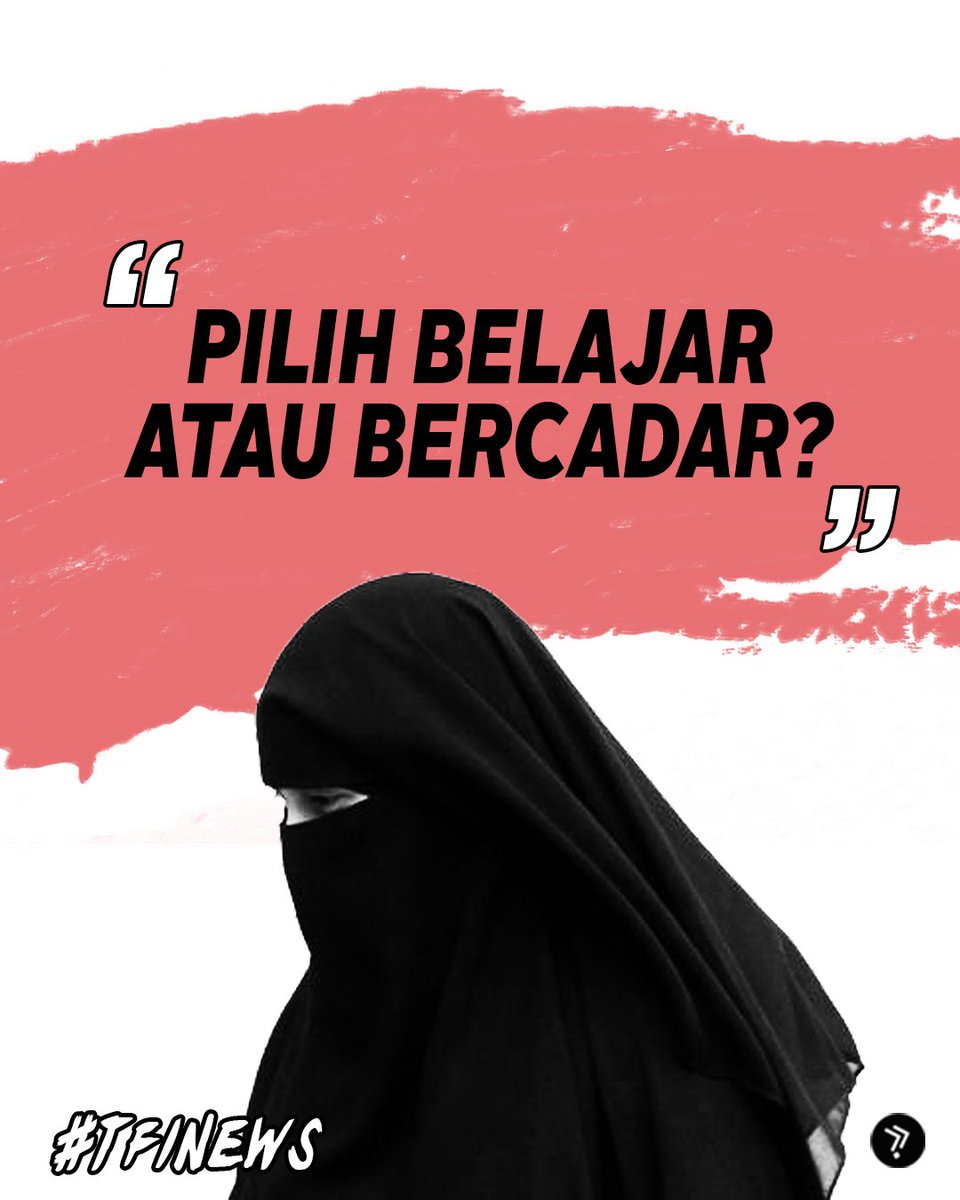 thefactisco's tweet photo. Mencegah radikalisme iya, tapi kok juga melarang penggunaan cadar yaa? Hmm🤔 (Bagian 1)

#thefactis #tfiexplains #tfinews #Cadar https://t.co/xDiouvUcUb