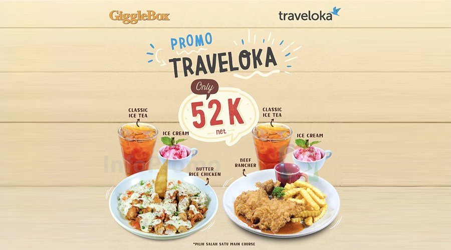 infopromomedia's tweet image. Giggle Box Promo Paket Beef Rancher + Clasic Ice Tea Hanya Rp 52.000 Khusus Pembelian Di Traveloka

Segera kunjungi infopromo.co.id  untuk mendapatkan promo-promo terbaru di Indonesia 

#GiggleBox

infopromo.co.id/index.php?menu…