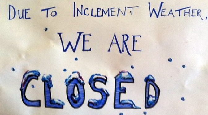 NovitaNJ's tweet photo. We will be closed tomorrow due to inclement weather. Be safe everyone and enjoy! https://t.co/mZFQxtGh2w