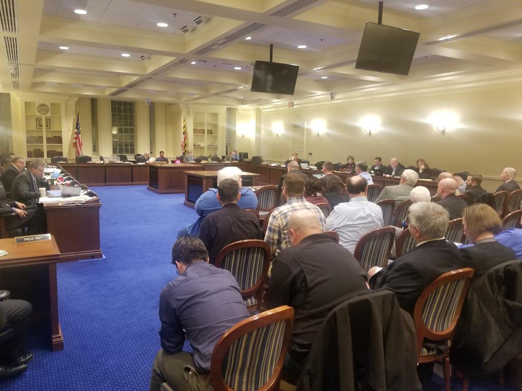 Nick_Mosby's tweet photo. 9 hours and counting... Waiting patiently to testify on my public safety handgun trace bills.
Did you know the majority of handguns used in crimes in Baltimore were purchased out of state?
#MDGA18 #HB756 #HB757 #HB813 https://t.co/P0aMre3aML