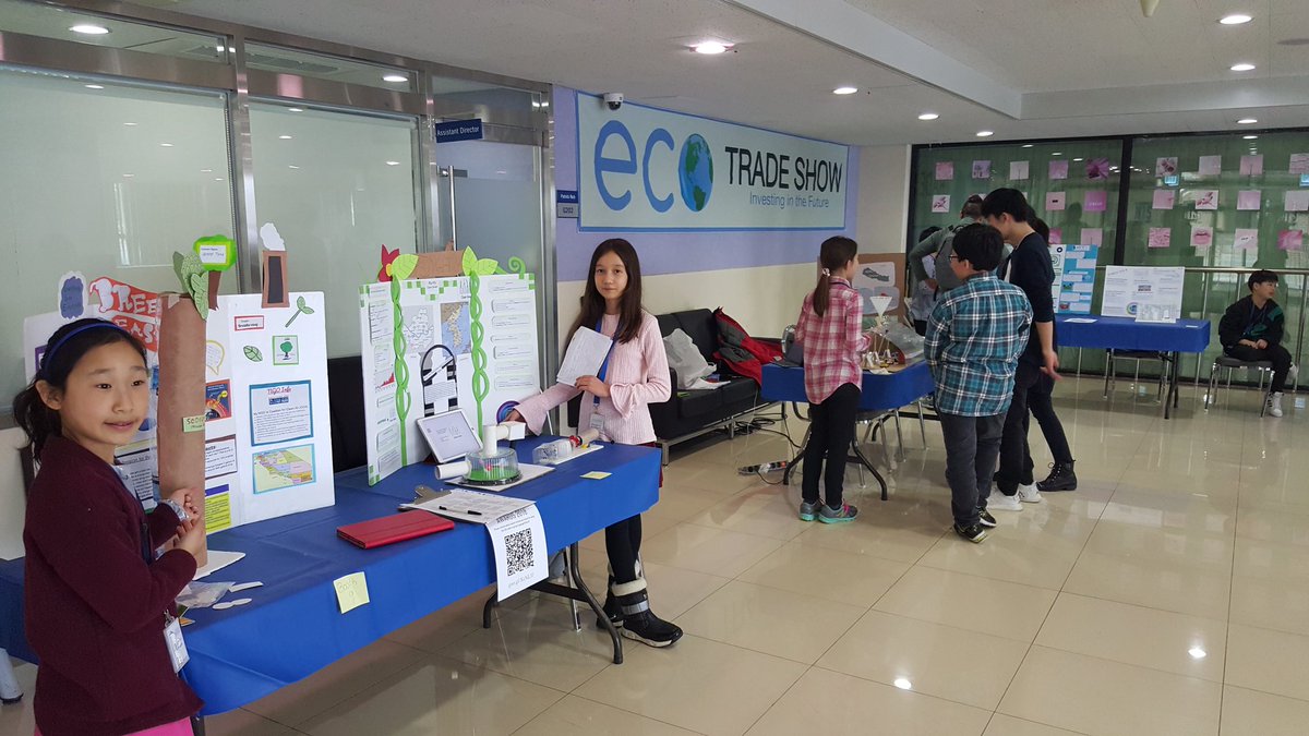 JayKeshaw's tweet photo. Our second unit of the year wrapped up with our 5th grade students presenting their environmental products and campaigns at our Eco Trade Show. So proud of their passion and knowledge of various subject areas they showed while presenting. #KISPride #projectbasedlearning https://t.co/YkCLXxmTlS