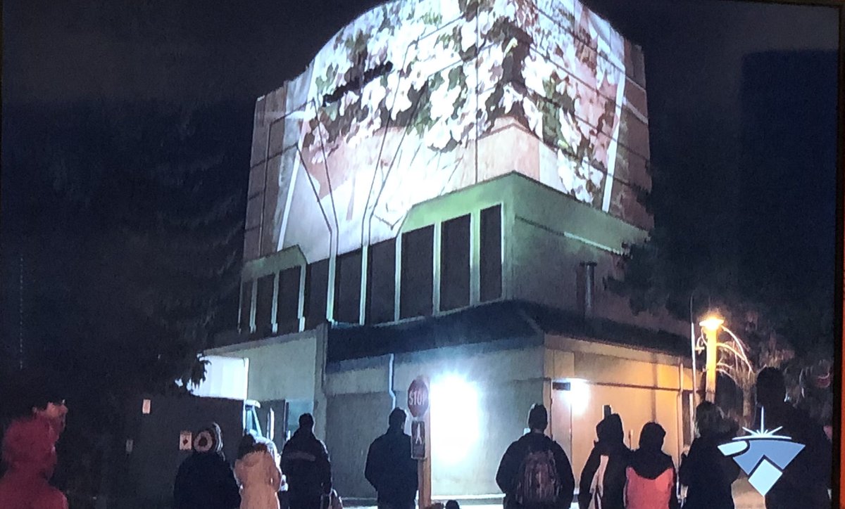 ECAbuildsYEG's tweet photo. Crowdsourced images projected onto Chancery Hall? This idea brought to you by Slavo Cech, the artist behind the Telus Xmas trees. @the_edmproject #oneedmonton https://t.co/b4KhAMjnys