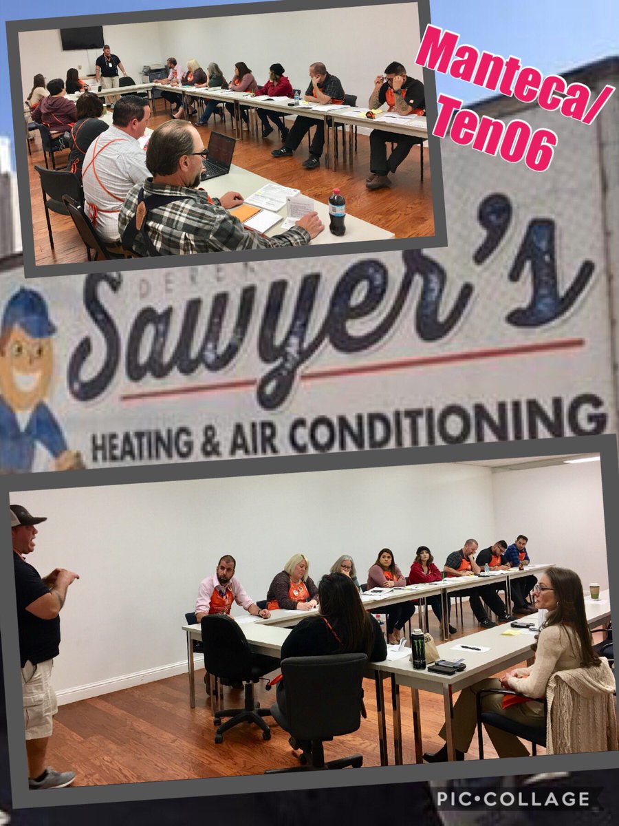 MyLazari's tweet photo. Awesome PK provided to Manteca leadership team by Robert from Sawyer's, our amazing HVAC providers and partners. Getting ready for Spring... https://t.co/Dp3PjOlPdF