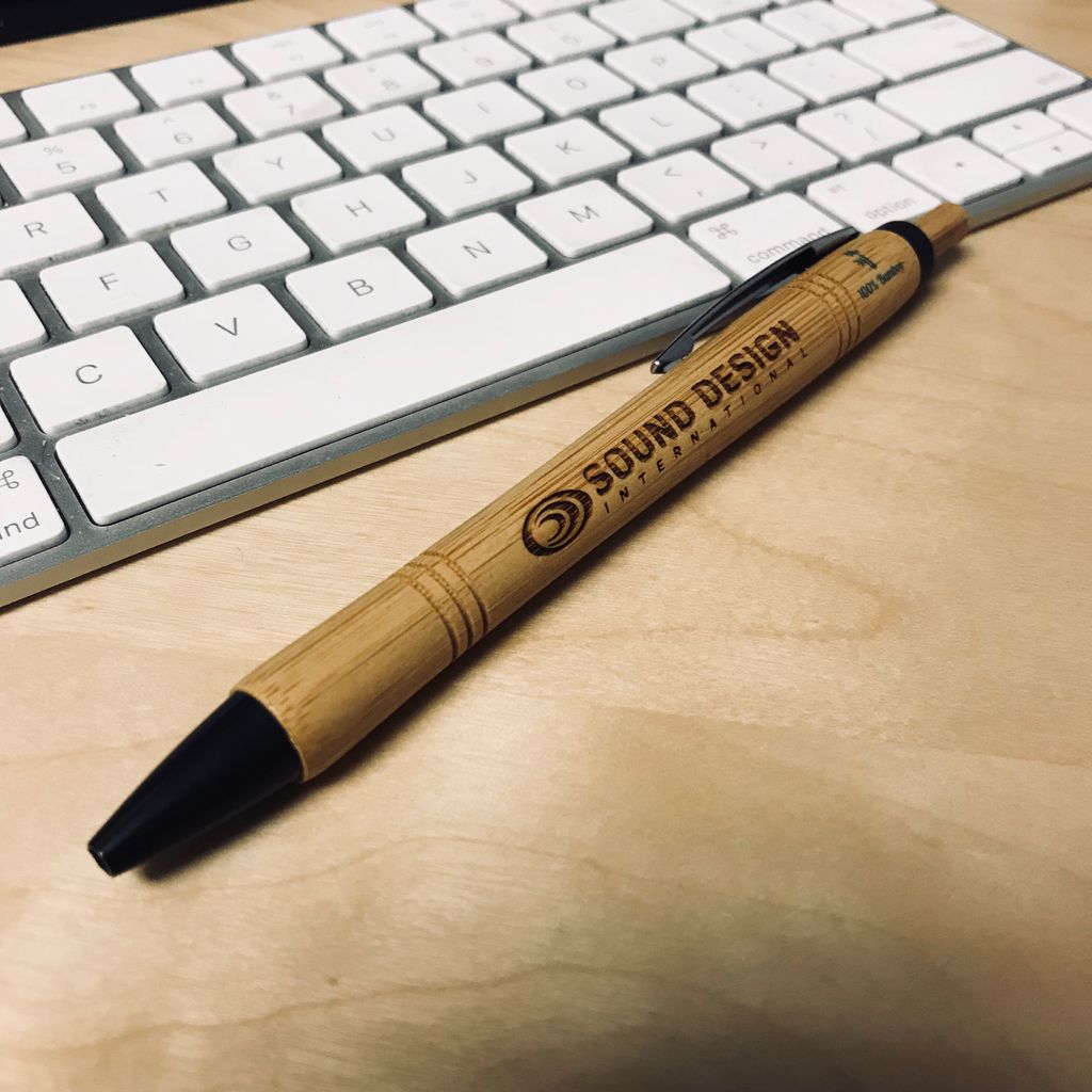 NitchCreative's tweet photo. Awesome pen for an awesome company. Great work Specialty Apparel &amp; Promotion! #branding #advertising #logodesign #graphicdesign https://t.co/eohAHbyt9L