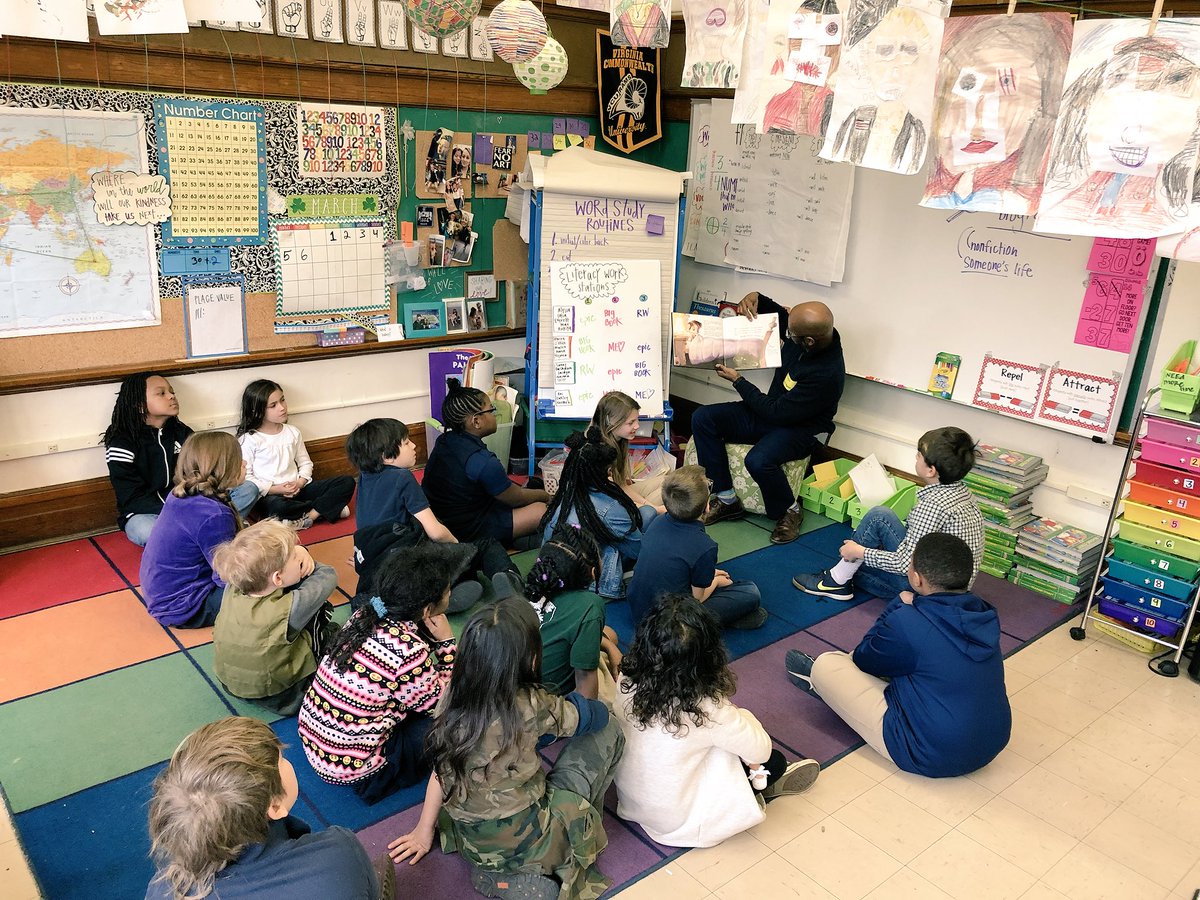 shaelmcgrath's tweet photo. Thank you Dr. Sapini for coming to read to my class, not to mention braving a second grade favorite! We appreciate you!! #PHSSA #ReadAcrossAmerica #WeAreRPS https://t.co/UNEJMwKo25