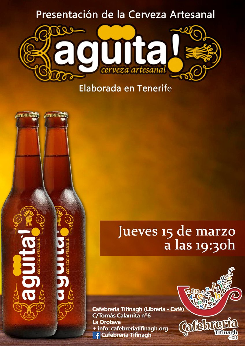 En #LaOrotava con <a href="/CervezaAguita/">Cerveza agüita!</a>