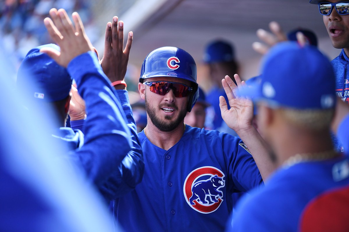 Cubs's tweet photo. Cubs win!

Final: #Cubs 9, #Dodgers 5. #SpringTraining https://t.co/oKmKczCTPc