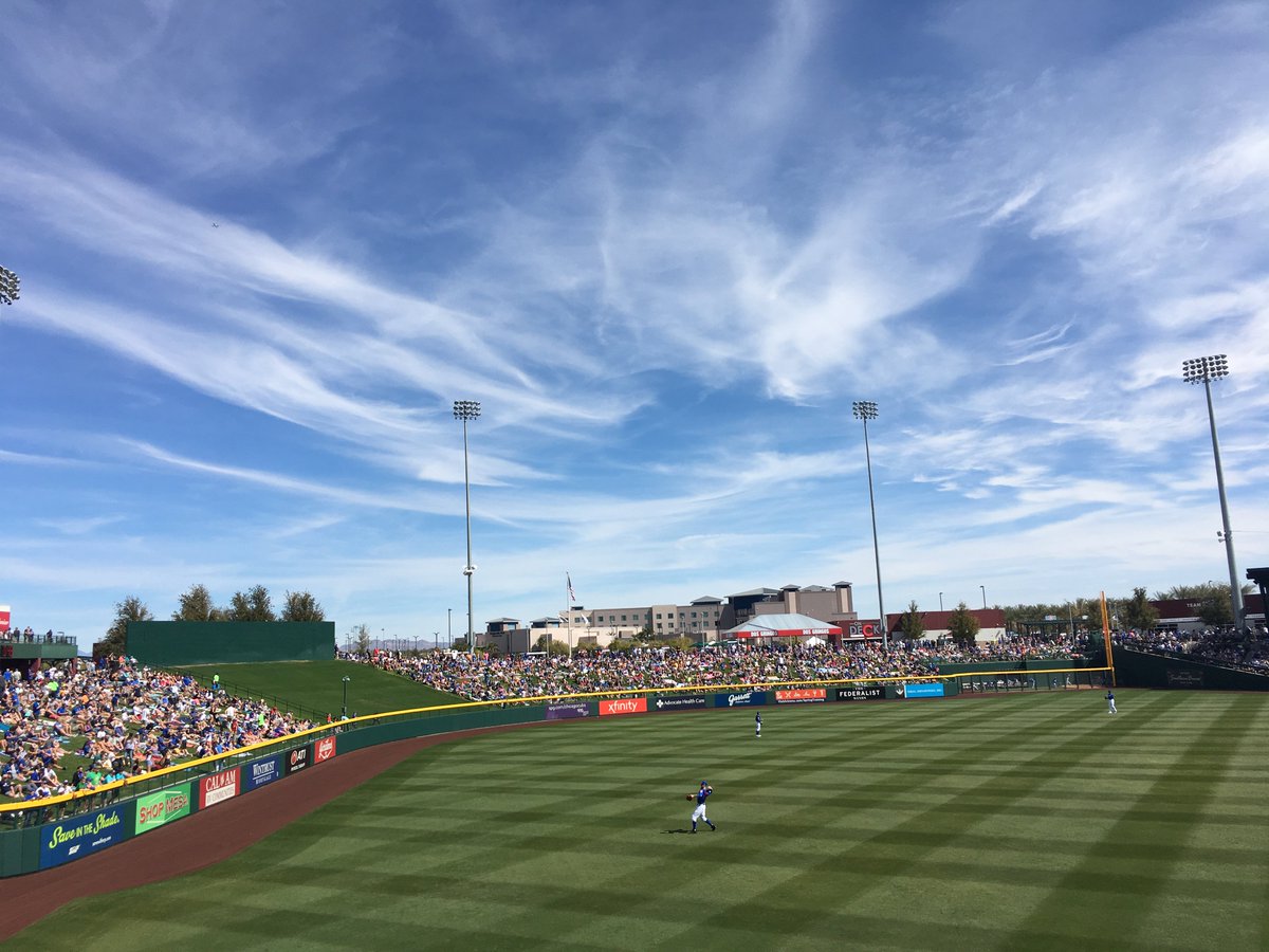 Cubs's tweet photo. Cubs win!

Final: #Cubs 9, #Dodgers 5. #SpringTraining https://t.co/oKmKczCTPc