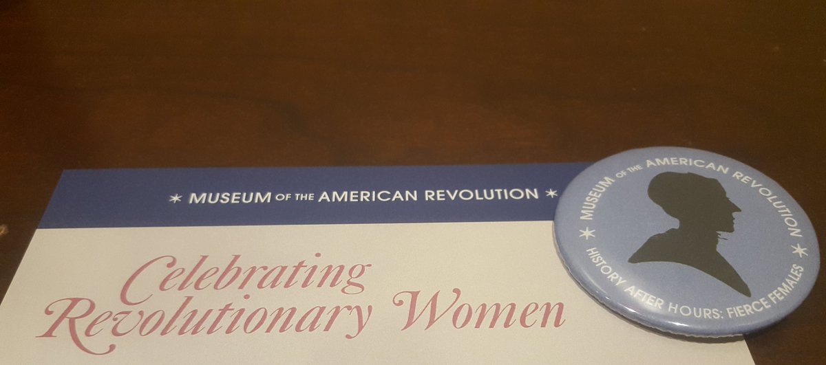 templeton2180's tweet image. Fierce Females @AmRevMuseum #HowRevolutionary #HistoryAfterHours