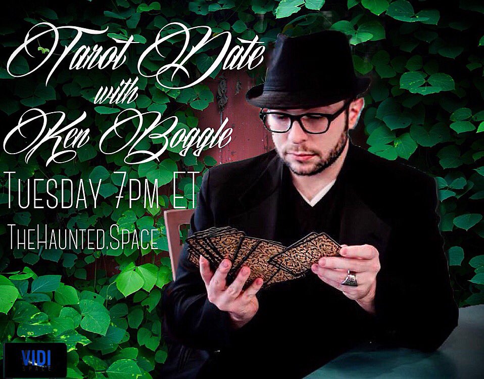 kitchie_witchie's tweet photo. Break out your wine and run a bubble bath! TONIGHT is Tarot Date with Ken Boggle tonight LIVE on https://t.co/QBUecOcSzf 7pm ET #tarot #tarotdate #kenboggle #tarotreading #tuesday #thehauntedspace #vidispace #vidilive #subscribe
@kenboggle https://t.co/NQWg2pld0A