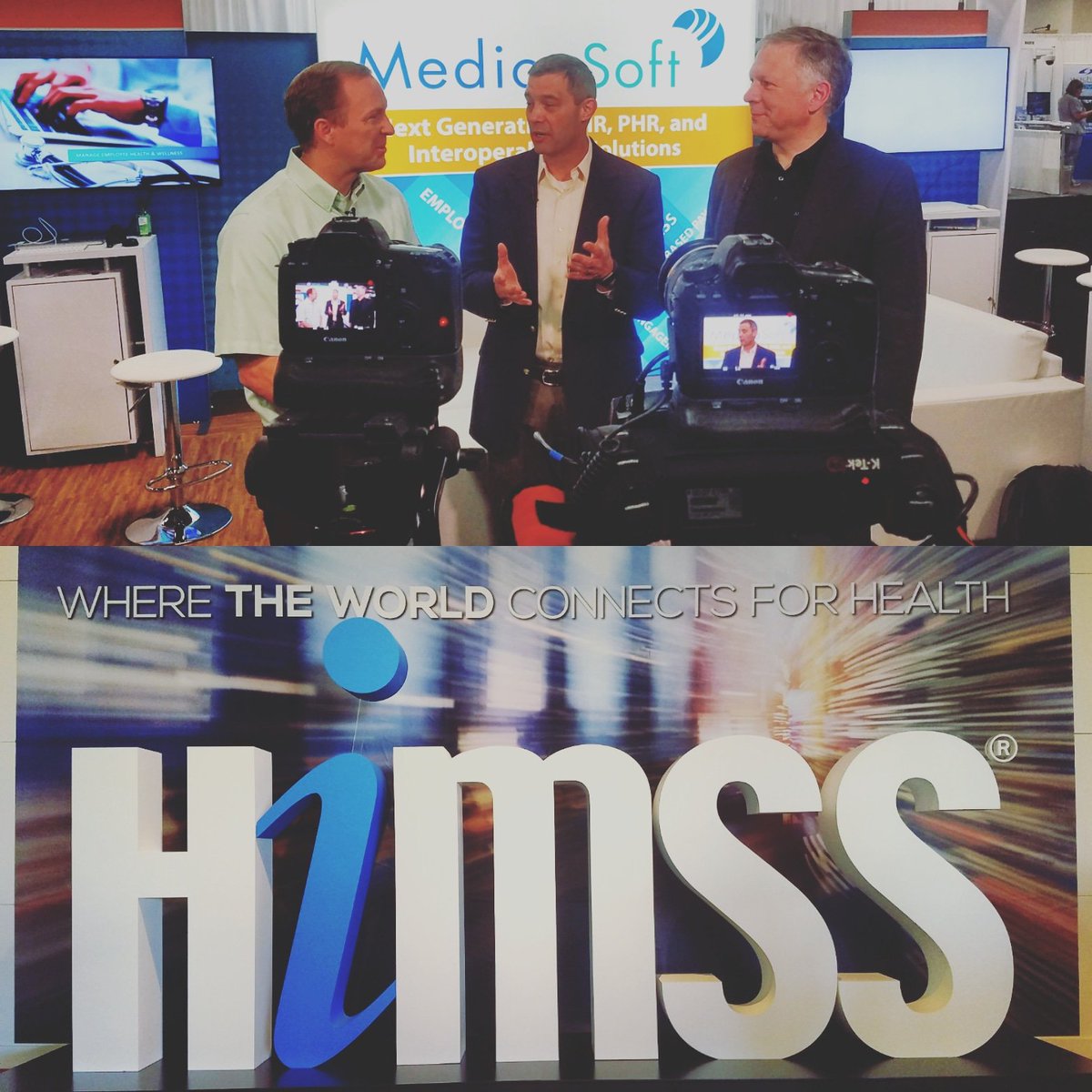 RedValleyMedia's tweet photo. Shooting interviews and meetups today at #himss18.
#videoproduction #cameraop #canon #lasvegas #rvmg #redvalleymediagroup https://t.co/nJkOWS52B4