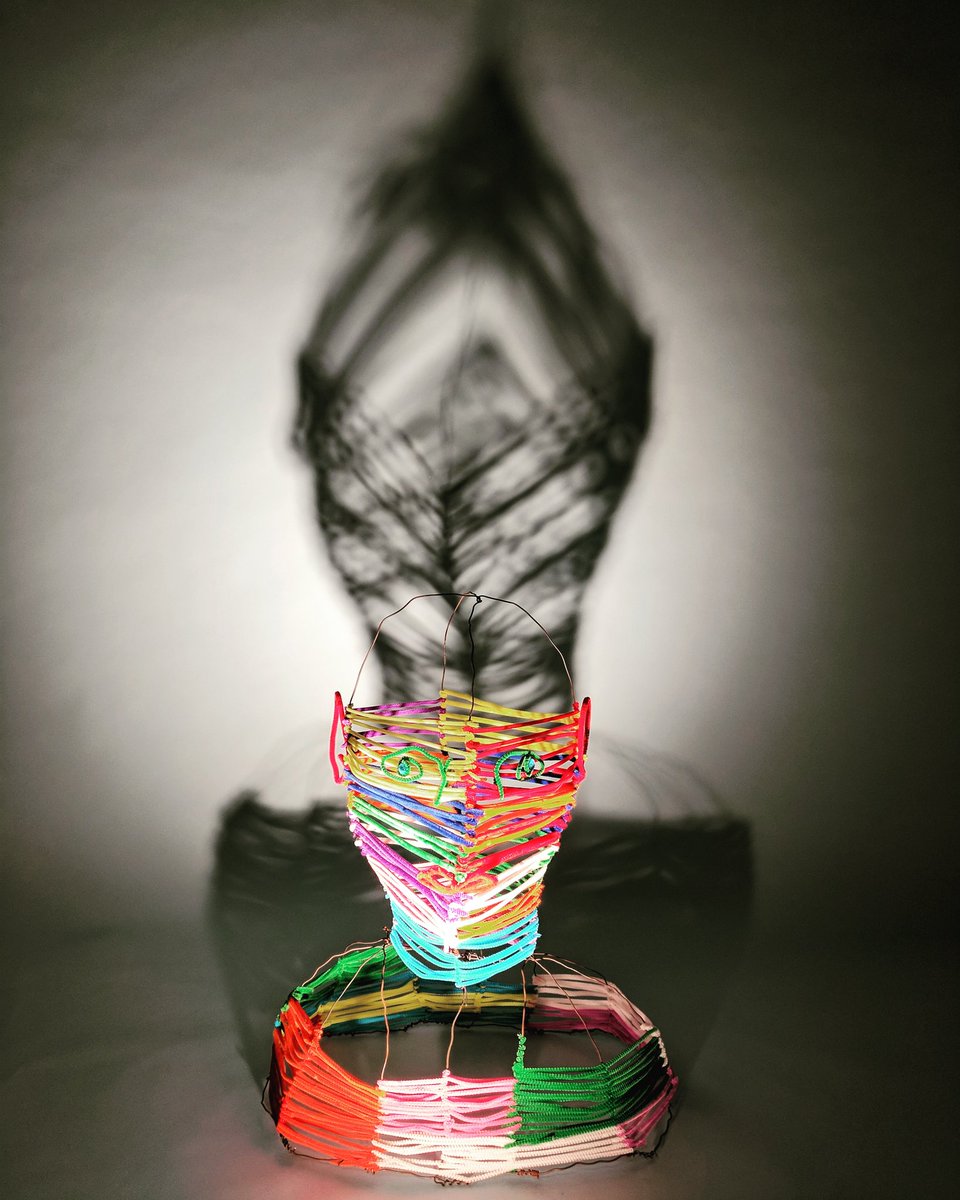 Studio4DatFRHS's tweet photo. One more for the day! #3dartclass #artatfrhs #wiresculpture #nashvillesculpture #sculpture #nashvillearted #pipecleaners https://t.co/dE1Ucna7If