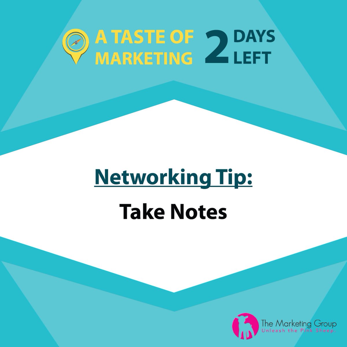 TMGatUTSC's tweet photo. TODAY'S TIP: Take Notes 📝
When you ask for someone's card after having a great conversation, take notes on their business card after they walk away or immediately after the event. This will help you to be more specific in your follow-up.
See you there! https://t.co/gqe1dIu3a5 https://t.co/byDulN4YQF