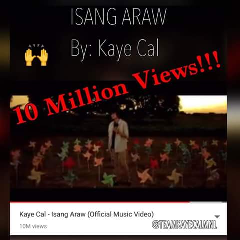AspirasRuby's tweet photo. Congrats @kaye_cal !!!!
Happy 10M views!!! ISANG ARAW by: @kaye_cal
#IsangAraw
#KayeCalMusic
update: @rjade_juanitez https://t.co/Ai21ca1Mq1