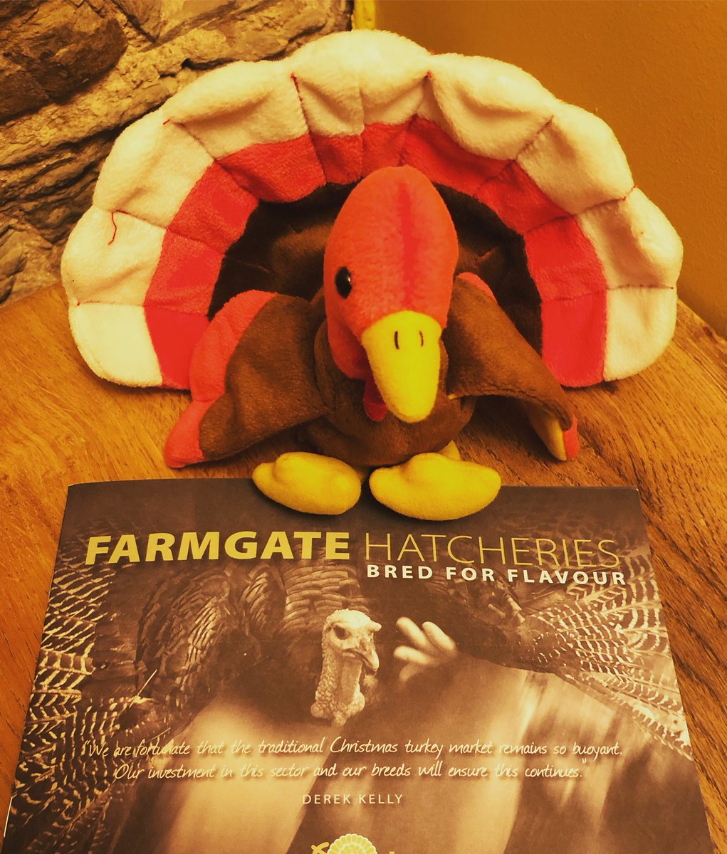 Turkeyfarming7's tweet photo. So the tonne of post arrived, desk is now piled up again! But look what arrived in all that post I sacked off the boring bills and spent the afternoon going through this π. Christmas 2018 is underway! #teamturkeys #farmgatehatcheries https://t.co/MFXDxqVsvQ
