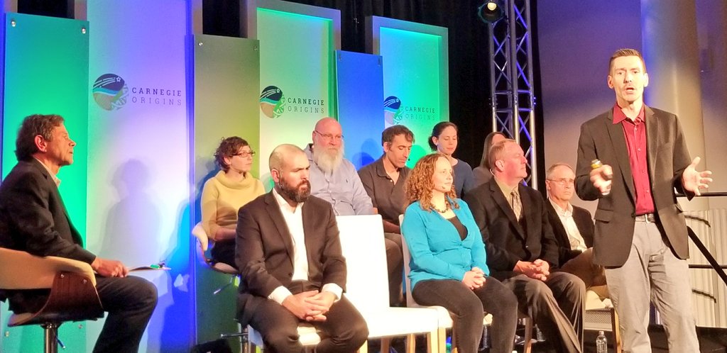 .<a href="/fredciesla/">Fred Ciesla</a> of <a href="/UChicago/">The University of Chicago</a> explains what analyzing #asteroids can teach us about the earliest days of of our own #SolarSystem during our first of four #CarnegieOrigins discussion forums.