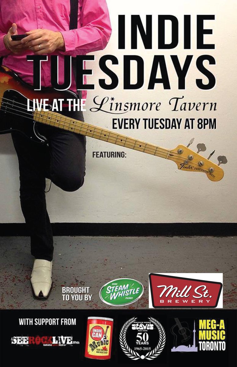 LinsmoreTavern's tweet photo. Get ready for another amazing #IndieNight @LinsmoreTavern We are welcoming 3 new #Originalacts including #JohnAllaire @jackpine_music #WrongJeremy @StevesMusicTO @seerockliveto @IndieCanRadio @megamusiccanada @DanforthTweets @ears2dground @DanforthWoodbin @TheDannyBIA @blogTO https://t.co/loiSLCw6bR