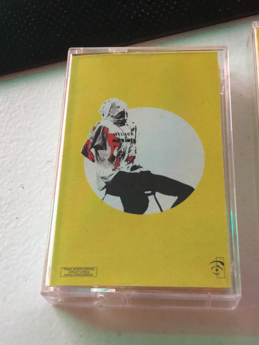 c_o_1_o_r's tweet photo. ⚠️ Available now, the @fuckushrimp - Attack Anxiety Cassette ⚠️

First physical release I’ve designed, only 25 made! Released through @datpizz and pressed by @effortlesscrush 

Purchase: https://t.co/zLQvRqWRyy

Stream Attack Anxiety: https://t.co/IqFK3zVDL6 https://t.co/djKmm4mICY