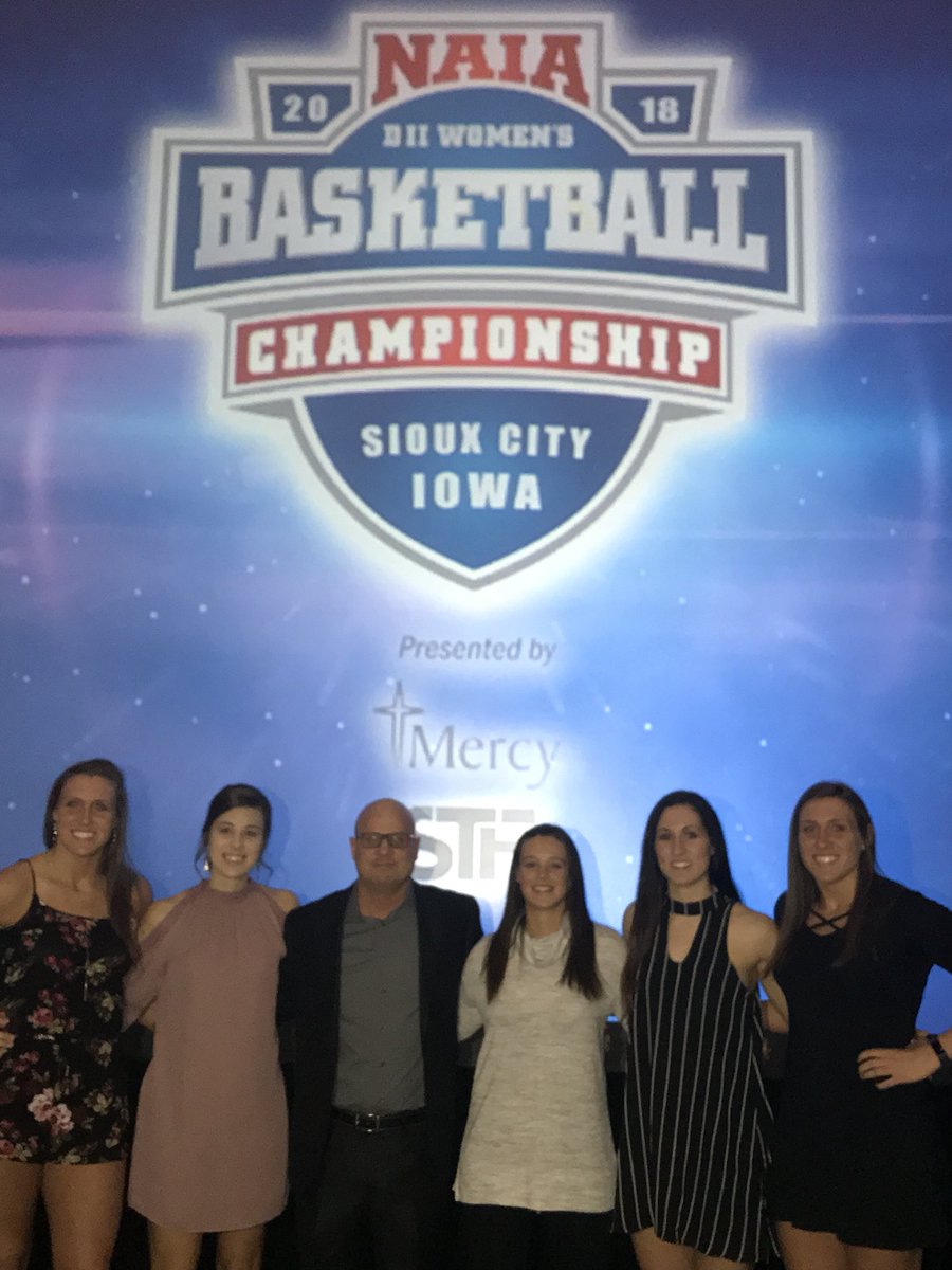CoachC_DWU's tweet photo. Emotional pic! 3 years in row for these seniors! https://t.co/s2ZZz1un6N