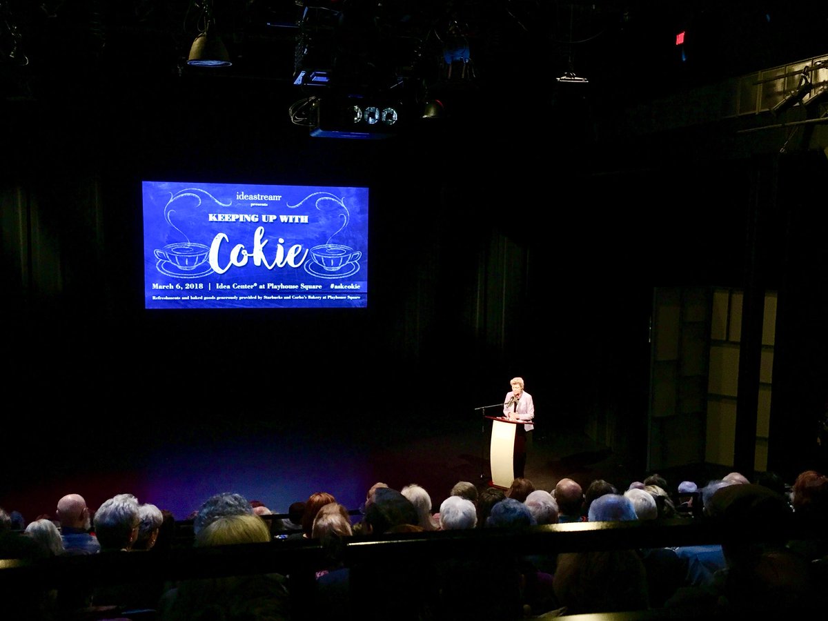 hmbreiner's tweet image. Keeping up with Cokie today at ideastream #ideastream #cokieroberts