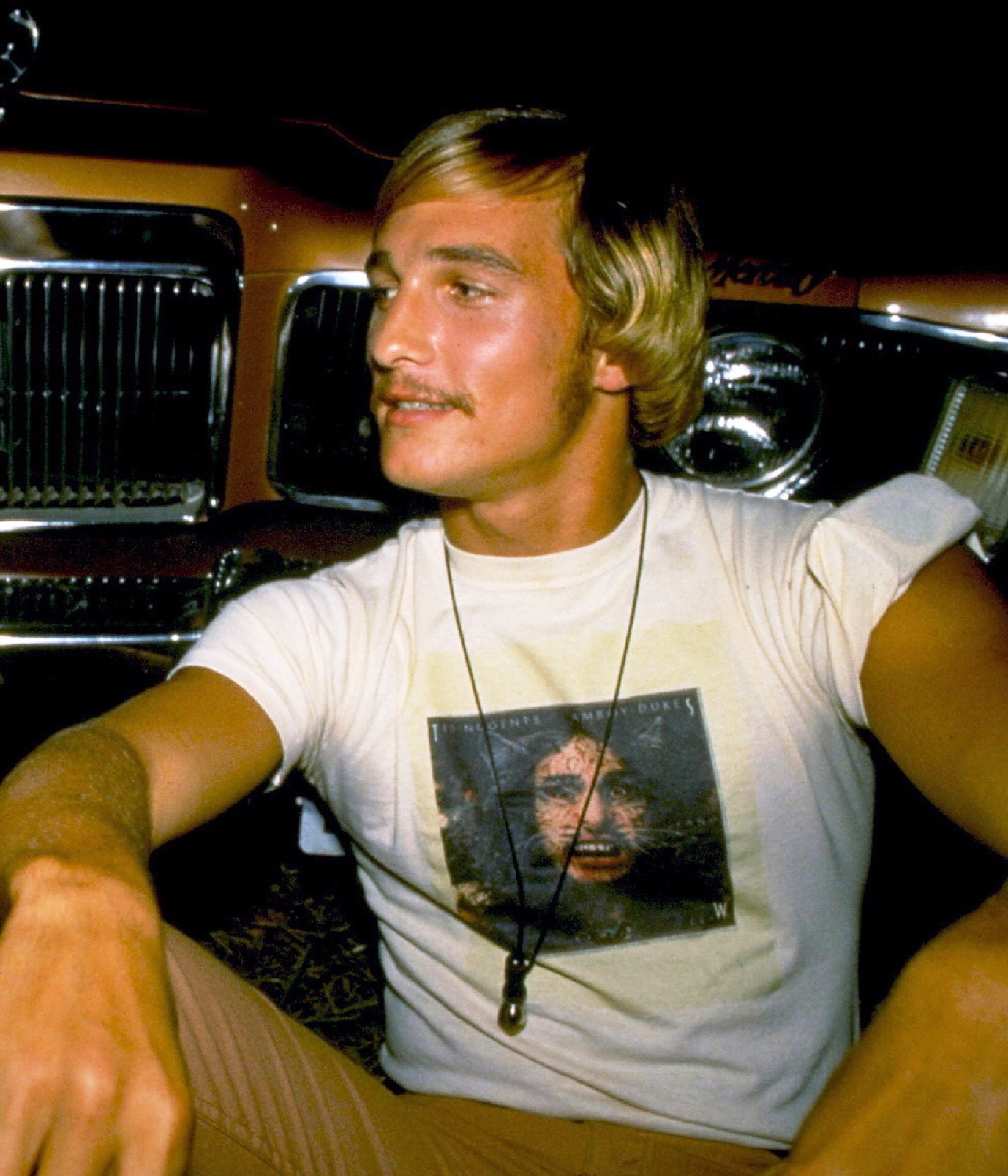 “L-I-V-I-N 
Matthew McConaughey in Dazed &amp; Confused, 19...