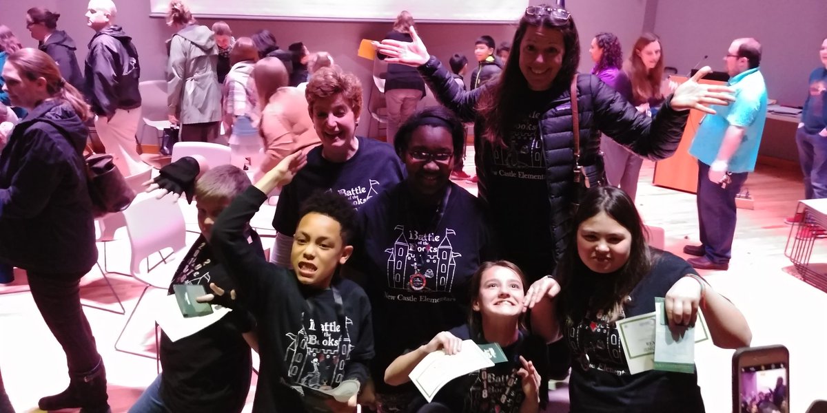 Reading Ninjas are heading to the finals for #battleofthebooks! <a href="/NewCastleES_VB/">New Castle ES</a>