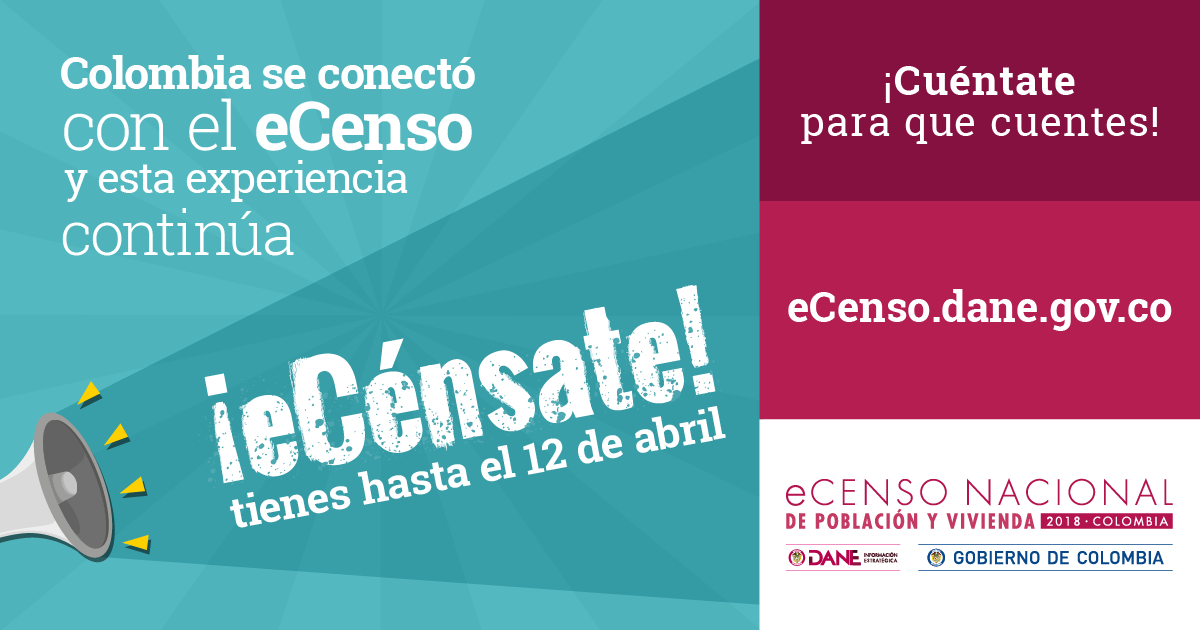 DANE Colombia tweet media