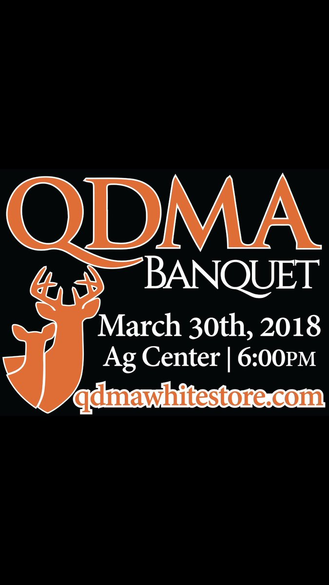 Annual QDMA banquet coming up at the end of this month March 30. The link is in my bio to pre order tickets. It’s a great time with plenty of raffles, auctions, giveaways and more. All proceeds go towards helping local foster kids as well as being able to take them on a deer hunt